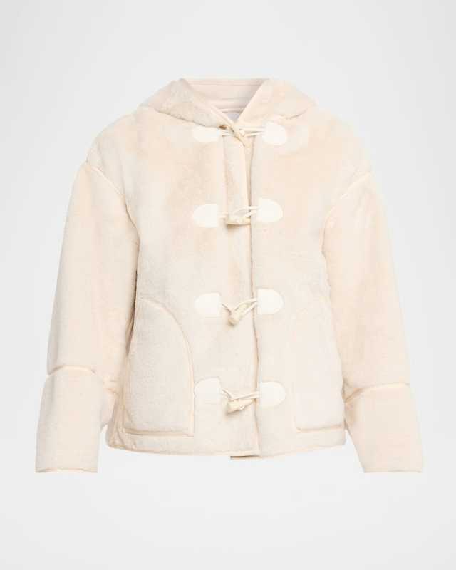 Lucy Hooded Faux Fur Jacket